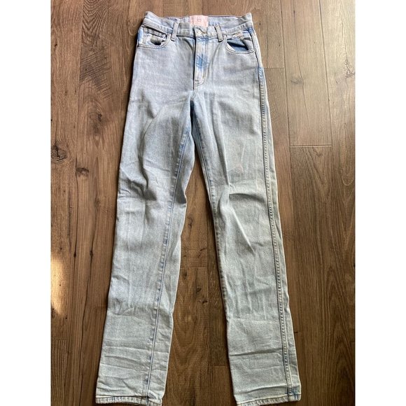 REVICE Denim - REVICE DENIM High Waisted Mom Distressed Light Wash Jeans Tagged Women's Sz 25